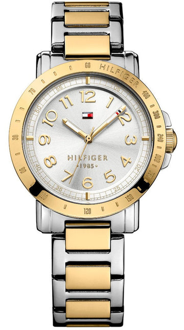  Shop Authentic Tommy Hilfiger Damen Silver Dial Two Tone Steel Strap Watch for Women - 1781398 - Luxxuri