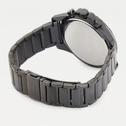  Shop Authentic Tommy Hilfiger Mason Chronograph Black Dial Black Steel Strap Watch For Men - 1791935 - Luxxuri