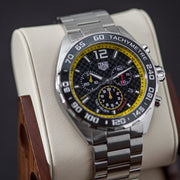  Shop Authentic Tag Heuer Formula 1 Chronograph Black Dial Silver Steel Strap Watch for Men- CAZ101AC.BA0842 - Luxxuri