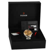  Shop Authentic Tudor Style Automatic Gold Dial Two Tone Steel Strap Watch for Men - M12713-0001 - Luxxuri