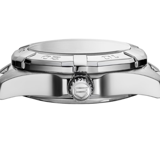  Shop Authentic Tag Heuer Aquaracer Quartz Black Dial Silver Steel Strap Watch for Women - WBD1410.BA0741 - Luxxuri