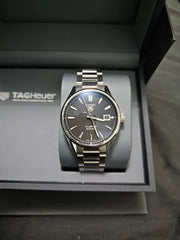  Shop Authentic Tag Heuer Carrera Automatic Black Dial Silver Steel Strap Watch for Men - WAR211A.BA0782 - Luxxuri