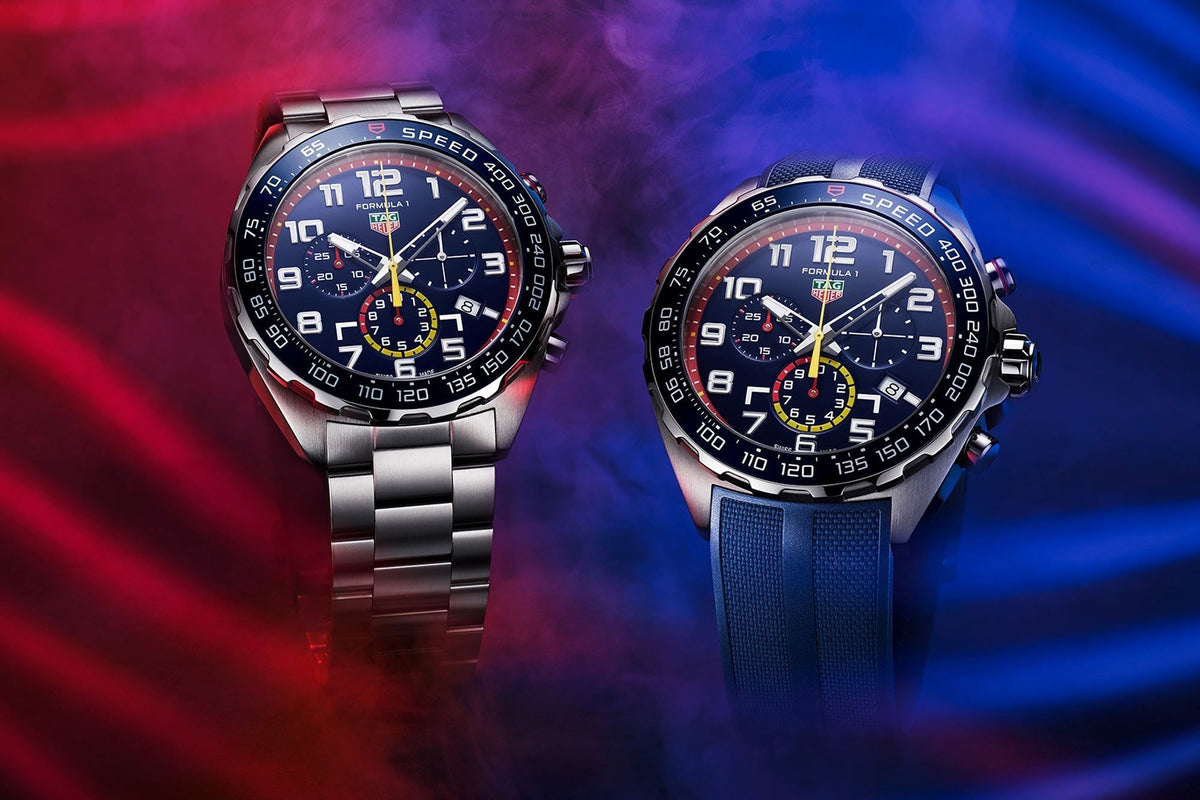  Shop Authentic Tag Heuer Formula 1 Red Bull Racing Chronograph Blue Dial Blue Rubber Strap Watch for Men - CAZ101AL.FT8052 - Luxxuri