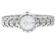  Shop Authentic Tag Heuer Link Diamonds Mother of Pearl Dial Silver Steel Strap Watch for Women -  WAT1417.BA0954 - Luxxuri