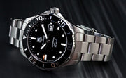  Shop Authentic Tag Heuer Aquaracer Black Dial Silver Steel Strap Watch for Men - WAY111A.BA0928 - Luxxuri
