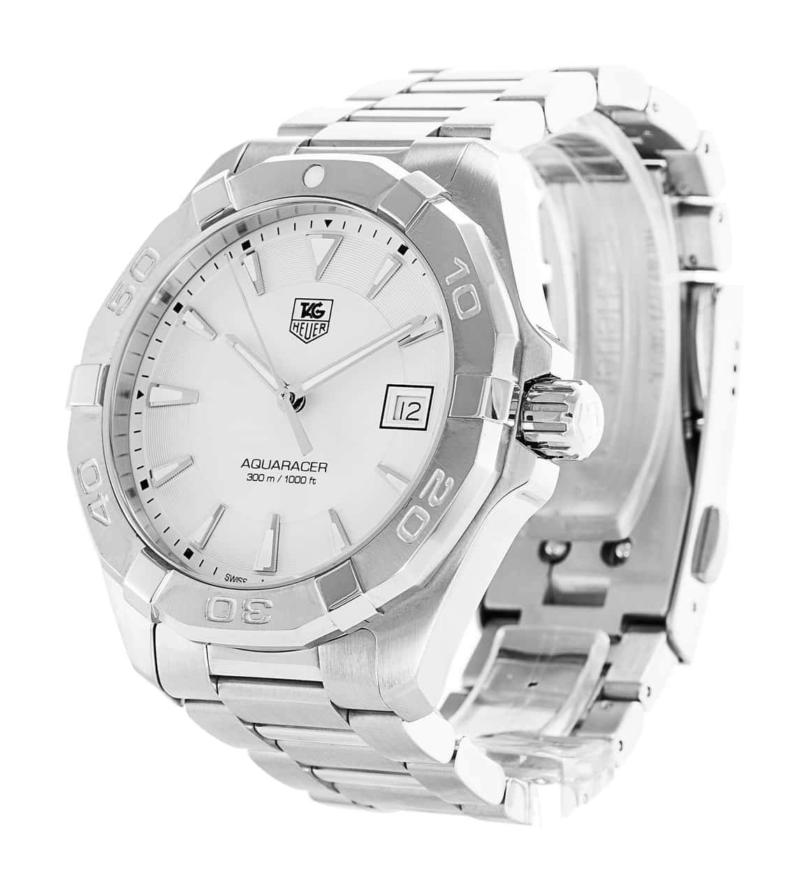  Shop Authentic Tag Heuer Aquaracer White Dial Watch for Men - WAY1111.BA0928 - Luxxuri