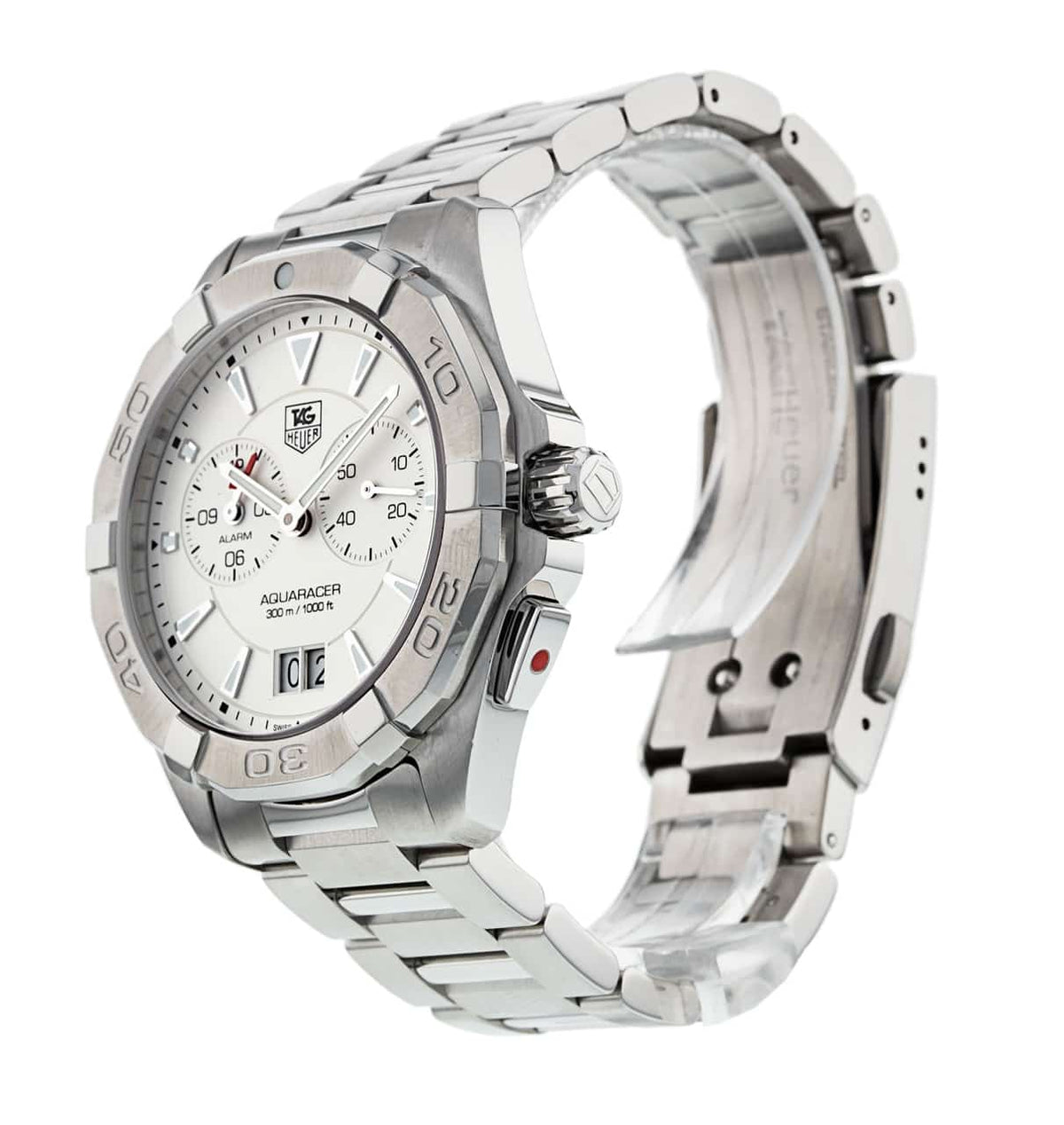  Shop Authentic Tag Heuer Aquaracer White Dial Watch for Men - WAY111Y.BA0928 - Luxxuri