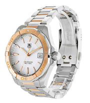  Shop Authentic Tag Heuer Aquaracer Quartz White Dial Silver Strap Watch for Men - WAY1150.BD0911 - Luxxuri