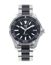  Shop Authentic Tag Heuer Aquaracer Quartz Diamonds Black Dial Two Tone Steel Strap Watch for Women - WAY131G.BA0913 - Luxxuri