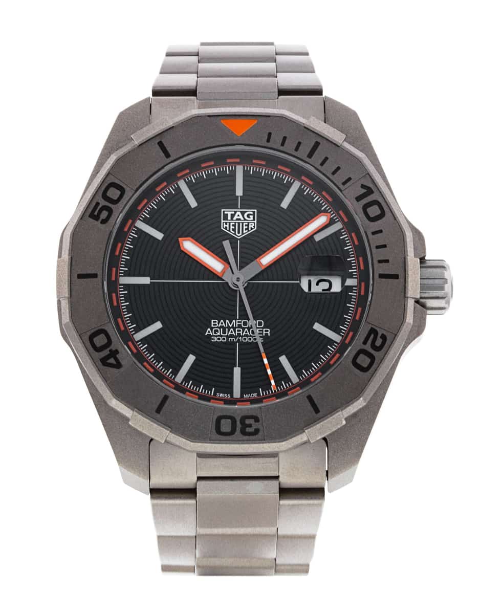  Shop Authentic Tag Heuer Aquaracer Bamford Automatic Black Dial Grey Steel Strap Watch for Men - WAY208F.BF0638 - Luxxuri