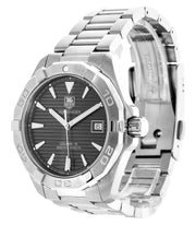  Shop Authentic Tag Heuer Aquaracer Automatic Anthracite Grey Dial Silver Steel Strap Watch for Men - WAY2113.BA0928 - Luxxuri