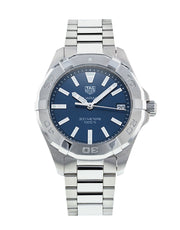  Shop Authentic Tag Heuer Aquaracer Quartz Blue Dial Silver Steel Strap Watch for Women - WBD1312.BA0740 - Luxxuri
