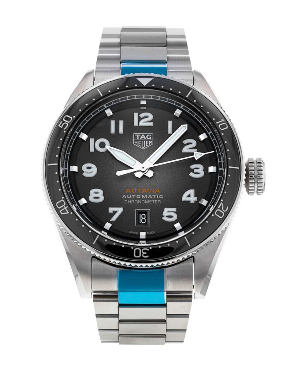  Shop Authentic Tag Heuer Autavia Grey Dial Watch for Men - WBE5114.EB0173 - Luxxuri