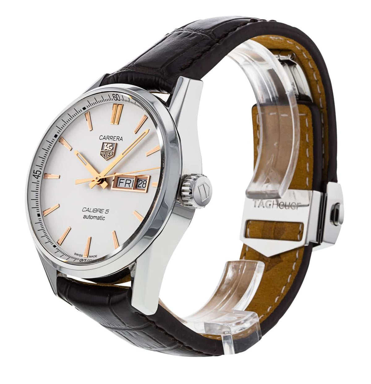  Shop Authentic Tag Heuer Carrera White Dial Watch for Men - WAR201D.FC6291 - Luxxuri