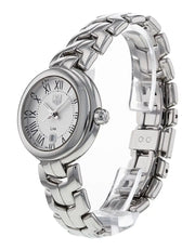  Shop Authentic Tag Heuer Link Roman Numeral Silver Dial Silver Steel Strap Watch for Women - WAT1416.BA0954 - Luxxuri