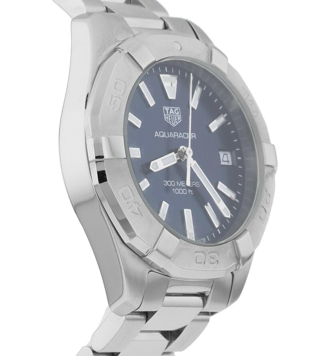  Shop Authentic Tag Heuer Aquaracer Quartz Blue Dial Silver Steel Strap Watch for Women - WBD1312.BA0740 - Luxxuri
