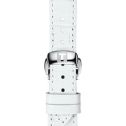  Shop Authentic Tissot T-Classic Powermatic 80 Mother of Pearl Silver Dial White Leather Strap Watch For Women - T108.208.26.117.00 - Luxxuri