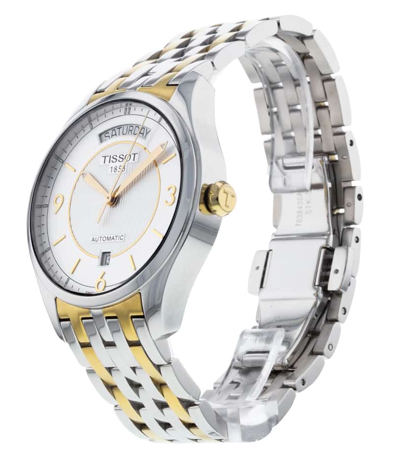  Shop Authentic Tissot T Classic T One Automatic Silver Dial Two Tone Steel Strap Watch For Men - T038.430.22.037.00 - Luxxuri