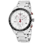  Shop Authentic Tissot T Sport PRS 516 Chronograph White Dial Silver Steel Strap Watch For Men - T100.417.11.031.00 - Luxxuri