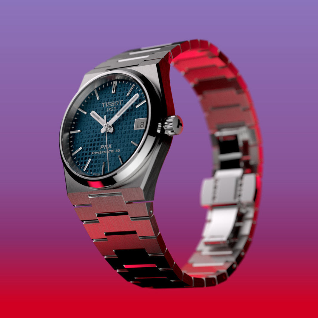  Shop Authentic Tissot PRX Powermatic 80 Blue Dial Silver Steel Strap Watch for Men - T137.207.11.041.00 - Luxxuri