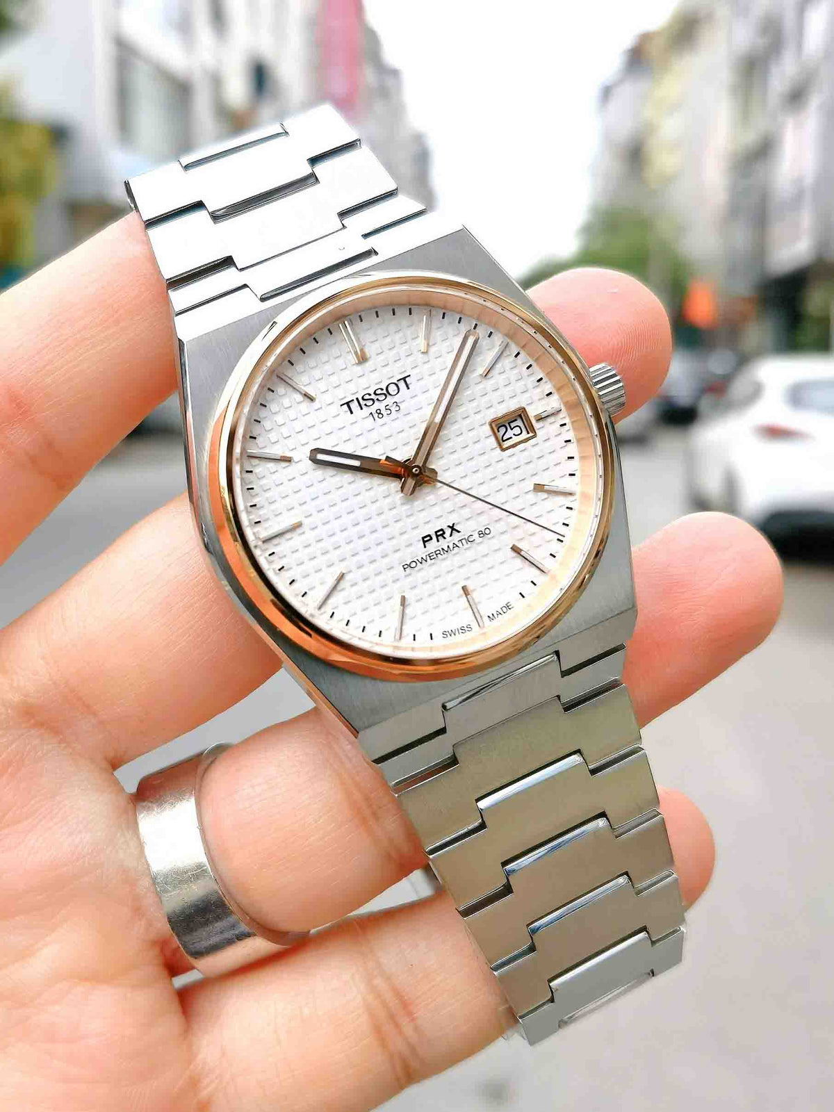  Shop Authentic Tissot PRX Powermatic 80 Silver Dial Silver Steel Strap Watch For Men - T137.407.21.031.00 - Luxxuri
