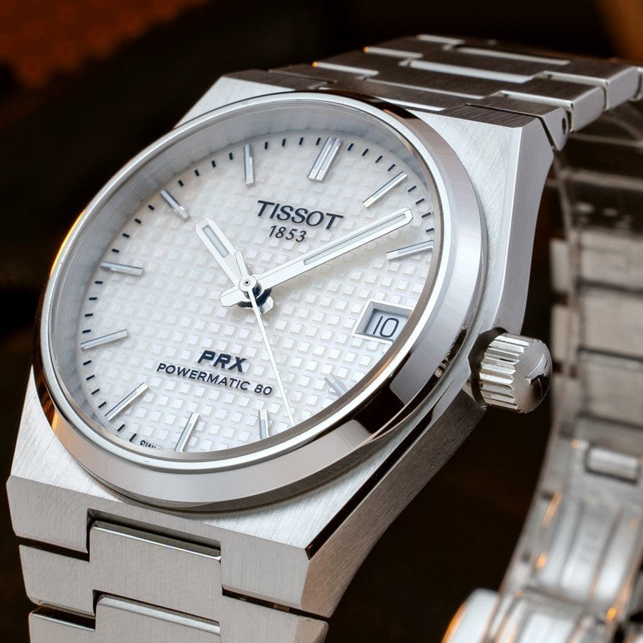 Shop Authentic Tissot PRX Powermatic 80 White Dial Silver Steel Strap Watch for Men - T137.207.11.111.00 - Luxxuri
