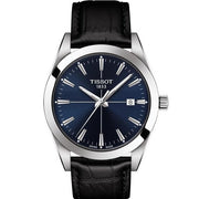  Shop Authentic Tissot Gentlemen Blue Dial Black Leather Strap Watch for Men - T127.410.16.041.01 - Luxxuri