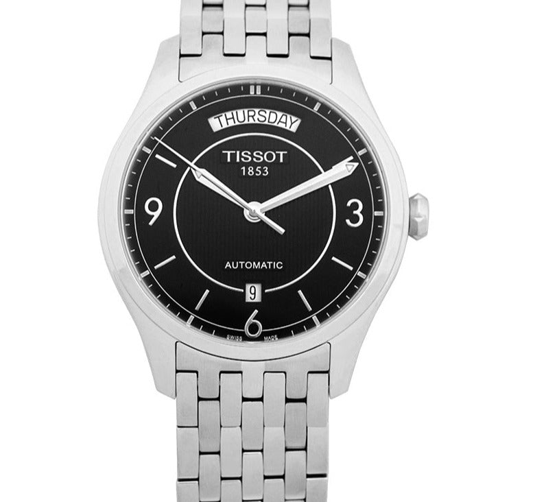  Shop Authentic Tissot T Classic T One Automatic Black Dial Silver Steel Strap Watch For Men - T038.430.11.057.00 - Luxxuri