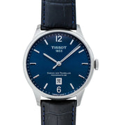  Shop Authentic Tissot Chemin Des Tourelles Powermatic 80 Blue Dial Blue Leather Strap Watch for Men - T099.407.16.047.00 - Luxxuri