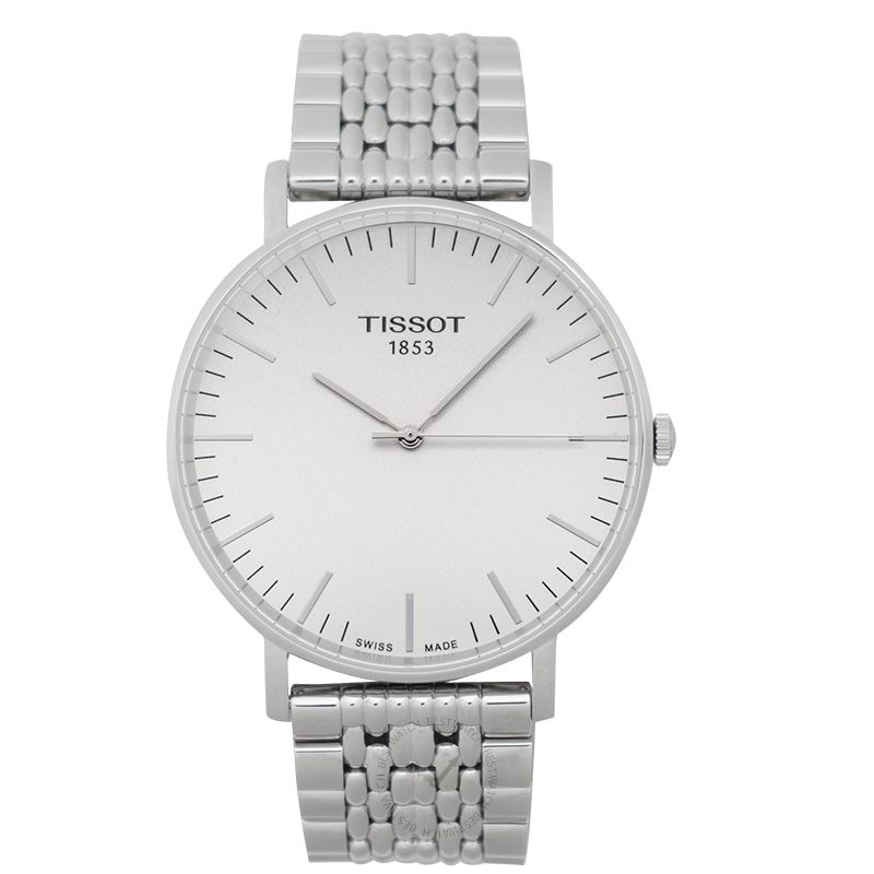  Shop Authentic Tissot T Classic Everytime Large White Dial Silver Steel Strap Watch for Men - T109.610.11.031.00 - Luxxuri