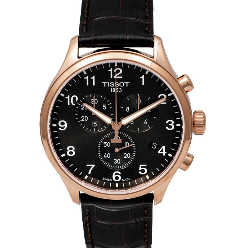  Shop Authentic Tissot T Sport Chrono XL Classic Brown Dial Brown Leather Strap Watch For Men - T116.617.36.057.01 - Luxxuri