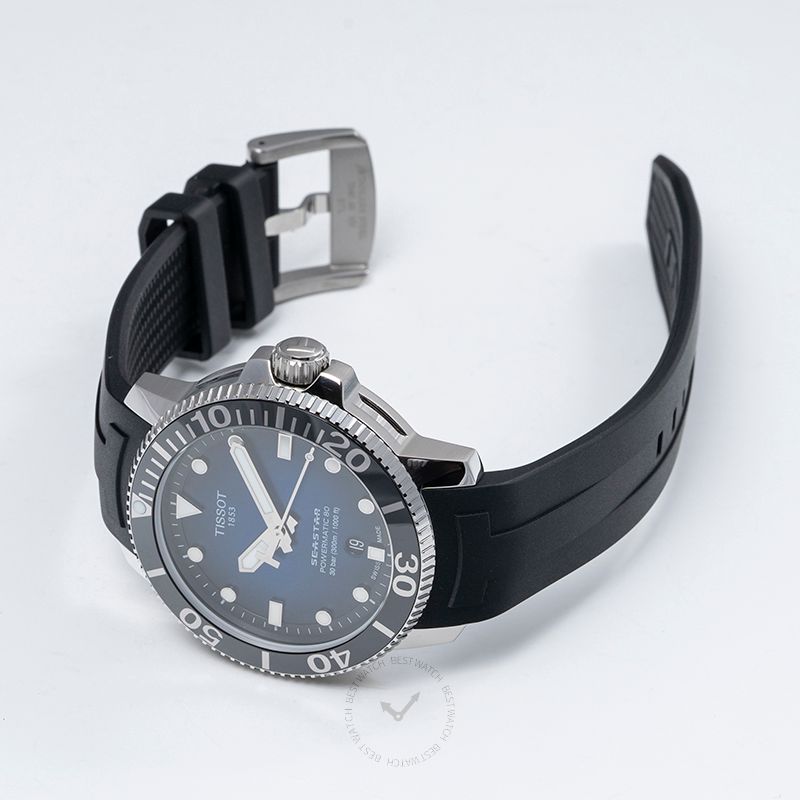  Shop Authentic Tissot Seastar 1000 Powermatic 80 Black Dial Black Nylon Strap Watch For Men - T120.407.17.051.00 - Luxxuri