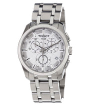  Shop Authentic Tissot Couturier Chronograph White Dial Silver Steel Strap Watch For Men - T035.617.11.031.00 - Luxxuri