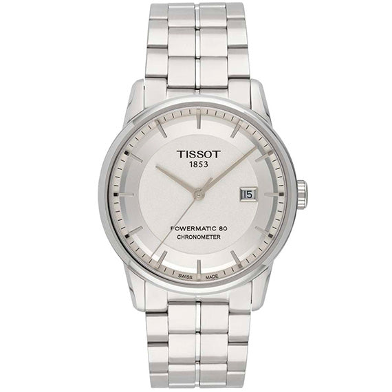  Shop Authentic Tissot Luxury Powermatic 80 Silver Dial Silver Steel Strap Watch For Men - T086.408.11.031.00 - Luxxuri