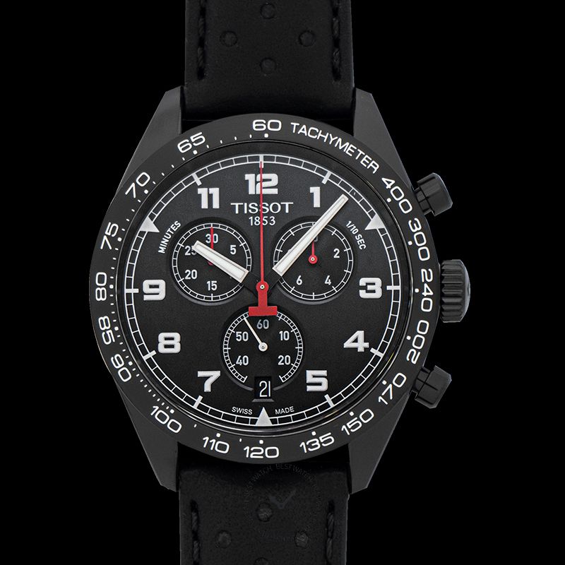  Shop Authentic Tissot T Sport PRS 516 Chronograph Black Dial Black Leather Strap Watch for Men - T131.617.36.052.00 - Luxxuri
