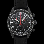  Shop Authentic Tissot T Sport PRS 516 Chronograph Black Dial Black Leather Strap Watch for Men - T131.617.36.052.00 - Luxxuri