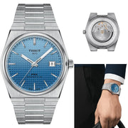  Shop Authentic Tissot PRX Powermatic 80 Gradient Blue Dial Silver Steel Strap Watch for Men - T137.407.11.351.01 - Luxxuri