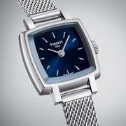  Shop Authentic Tissot Lovely Square Blue Dial Silver Mesh Bracelet Watch For Women - T058.109.11.041.00 - Luxxuri