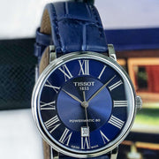  Shop Authentic Tissot Carson Premium Powermatic 80 Blue Dial Blue Leather Strap Watch For Men - T122.407.16.043.00 - Luxxuri