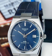  Shop Authentic Tissot PRX Powermatic 80 Blue Dial Blue Leather Strap Watch for Men - T137.407.16.041.00 - Luxxuri