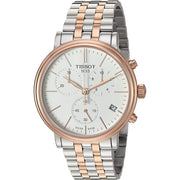  Shop Authentic Tissot Carson Premium Chronograph White Dial Two Tone Steel Strap Watch For Men - T122.417.22.011.00 - Luxxuri