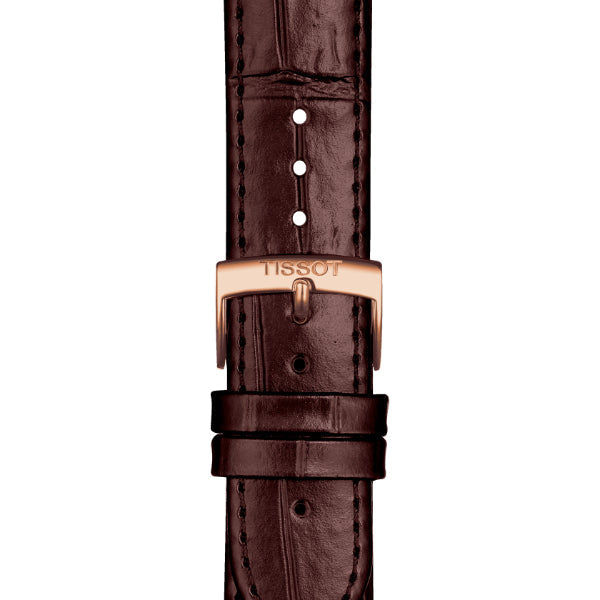 Shop Authentic Tissot Carson Premium Chronograph White Dial Brown Leather Strap Watch For Men - T122.417.36.011.00 - Luxxuri