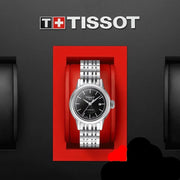  Shop Authentic Tissot Carson Automatic Black Dial Silver Steel Strap Watch For Women - T085.207.11.051.00 - Luxxuri