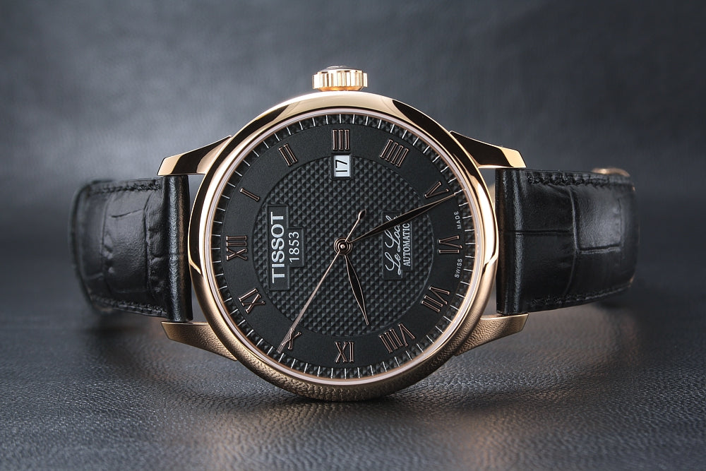  Shop Authentic Tissot T Classic Le Locle Automatic Black Dial Black Leather Strap Watch For Men - T41.5.423.53 - Luxxuri