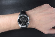  Shop Authentic Tissot PR 100 Chronograph Black Dial Black Leather Strap Watch For Men - T101.417.16.051.00 - Luxxuri