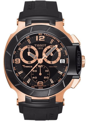  Shop Authentic Tissot T Race Chronograph Automatic Black Dial Black Rubber Strap Watch for Men - T048.417.27.057.06 - Luxxuri