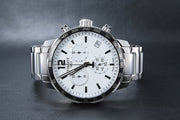  Shop Authentic Tissot Quickster Chronograph Silver Dial Watch For Men - T095.417.11.037.00 - Luxxuri