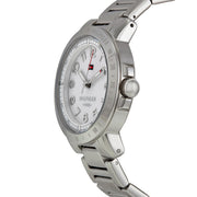  Shop Authentic Tommy Hilfiger White Dial Silver Steel Strap Watch for Women - 1781397 - Luxxuri