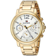  Shop Authentic Tommy Hilfiger Claudia White Dial Gold Steel Strap Watch for Women - 1781742 - Luxxuri
