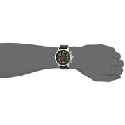  Shop Authentic Tommy Hilfiger Jake Chronograph Black Dial Black Leather Strap Watch for Men - 1791232 - Luxxuri